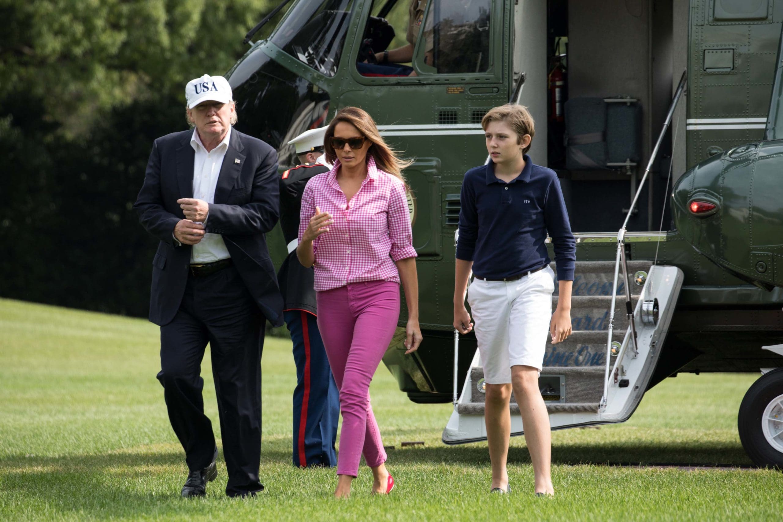 Donald Trump called the media 20 minutes after Barron Trump was born