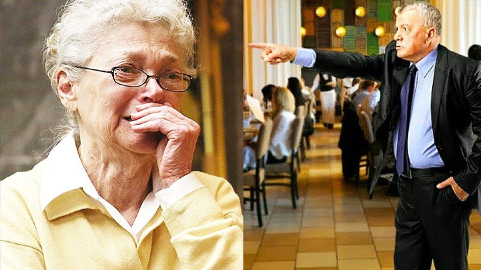 The restaurant manager booted an elderly woman before discovering her identity