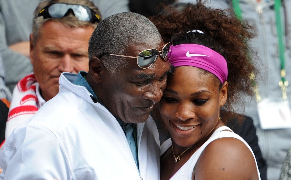 Serena Williams’ tears of grief