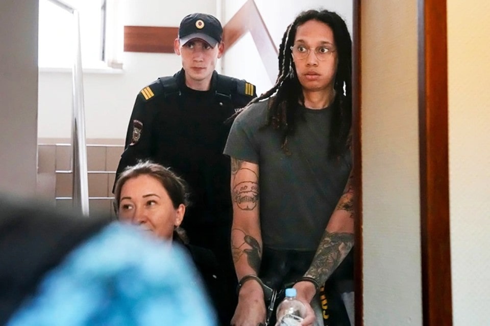 Brittney Griner was seen in a video for the first time in Russia.