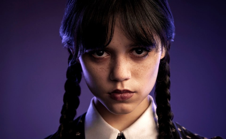 Jenna Ortega from “The Addams Family” can’t hold back her tears