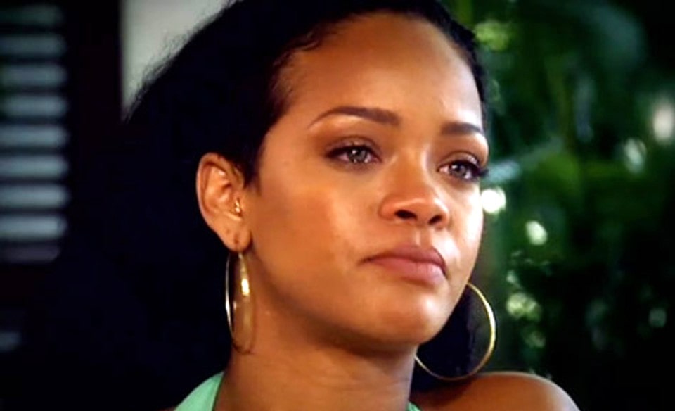 Rihanna’s tears of grief.