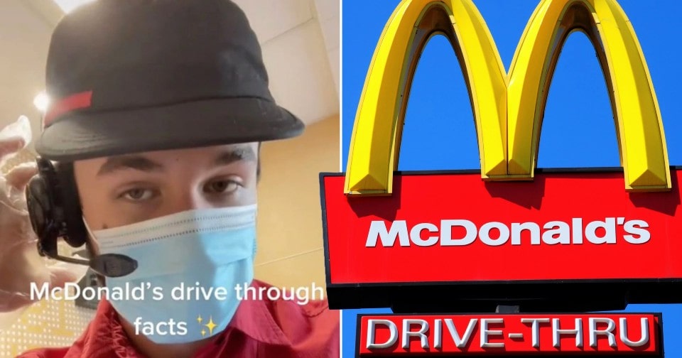 A McDonald’s employee angers fans of fast food after explaining how the drive-thru operates.