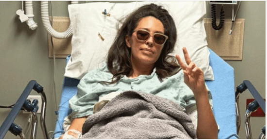 Joanna Gaines is recuperating at home following spine surgery to ease back discomfort.