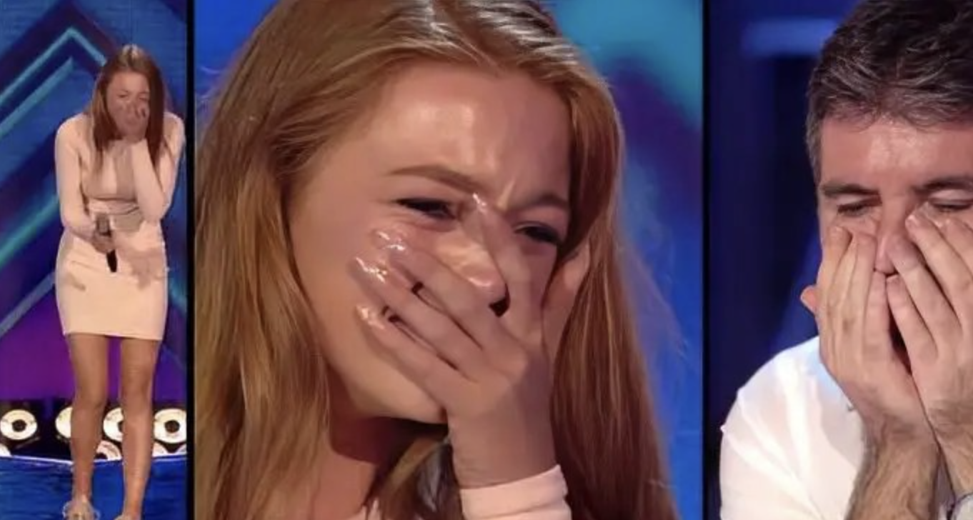 This anxious teen started to cry while waiting for Simon’s response to her performance… Watch it here!