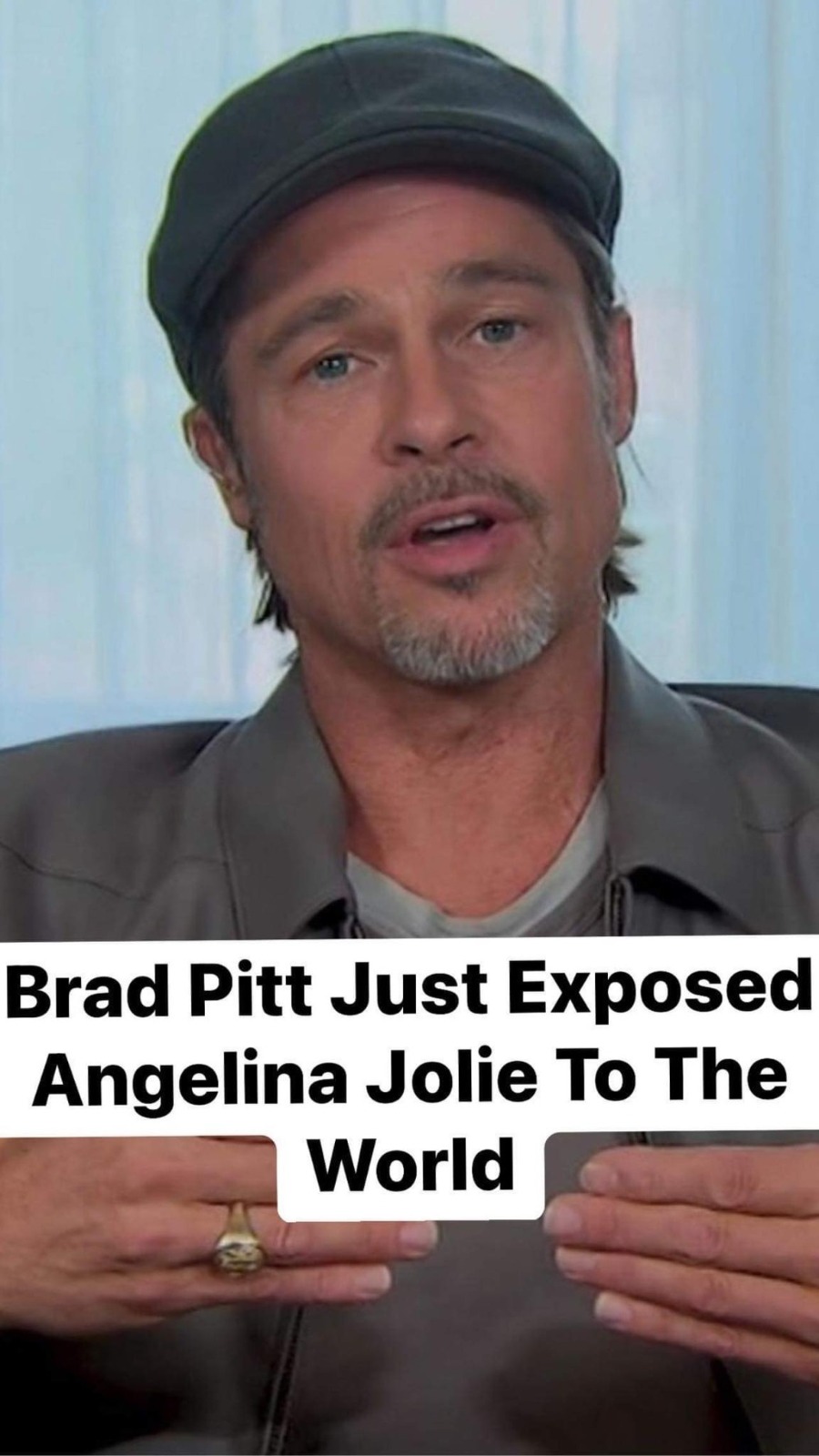 Brad Pitt Just Exposed Angelina Jolie To The World