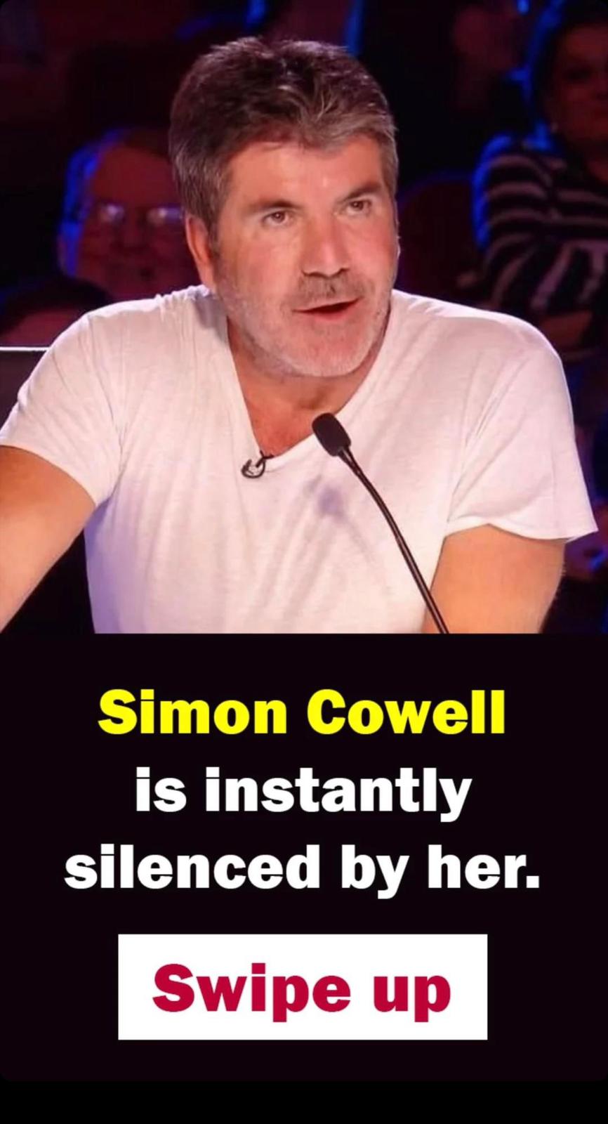 Simon Cowell is instantly silenced by her