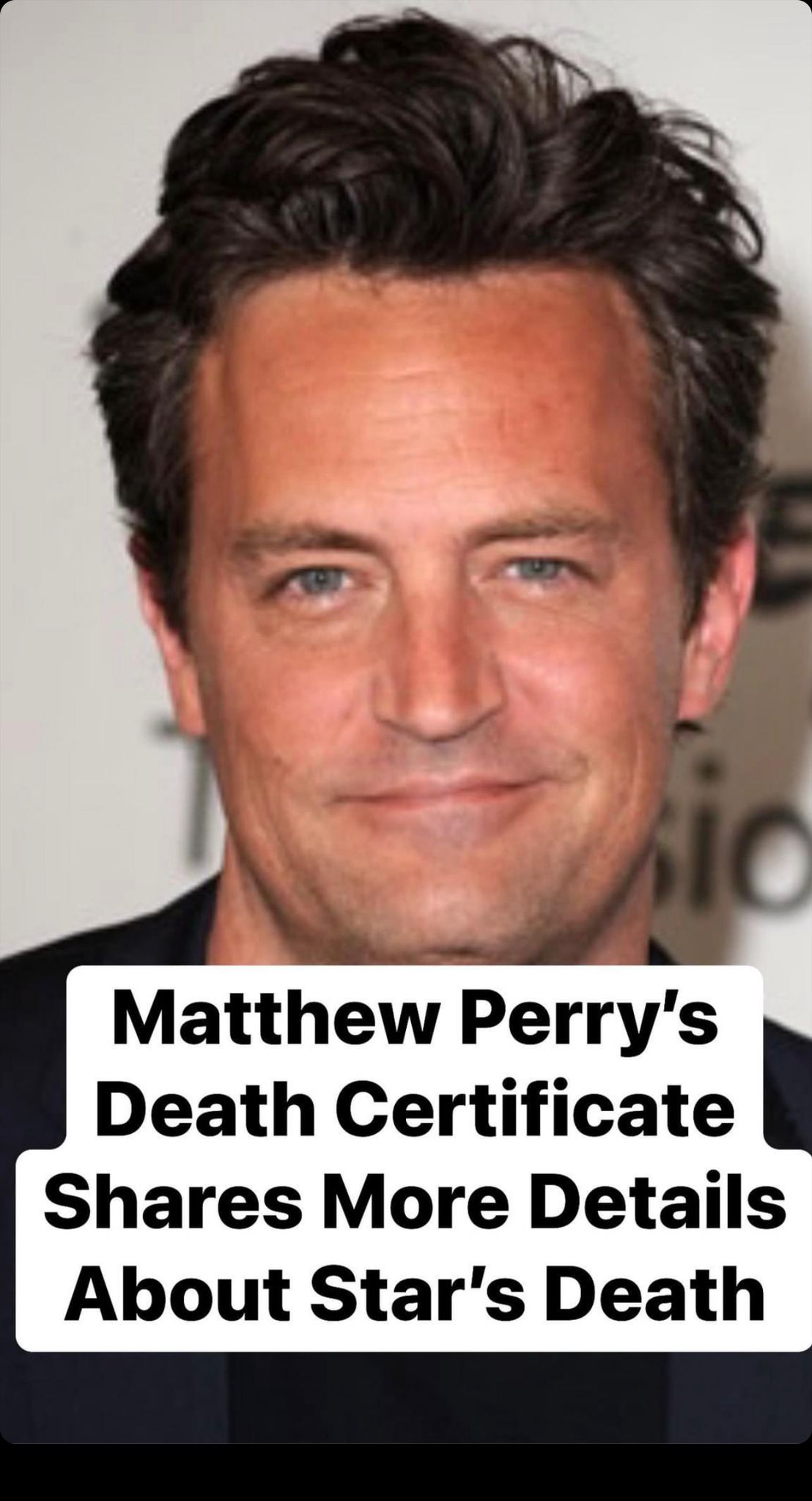 Matthew Perry’s Death Certificate Shares Further Insight into Friends Star’s Tragic Death