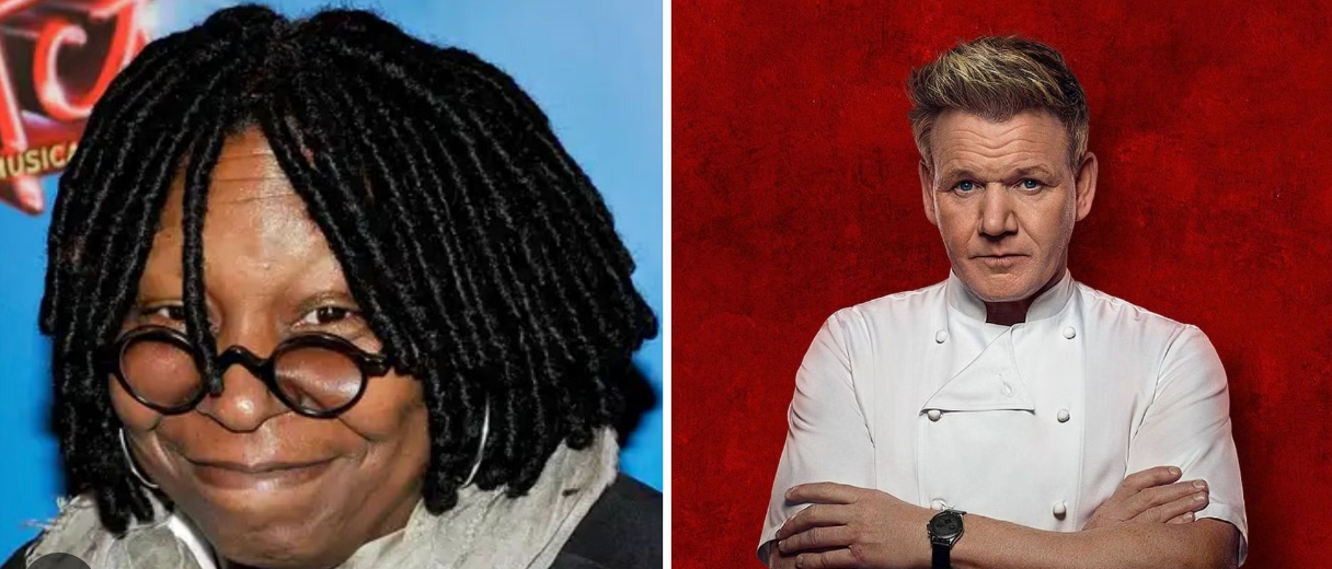 Gordon Ramsay Fires Whoopi Goldberg From His Restaurant and Bans Her Forever