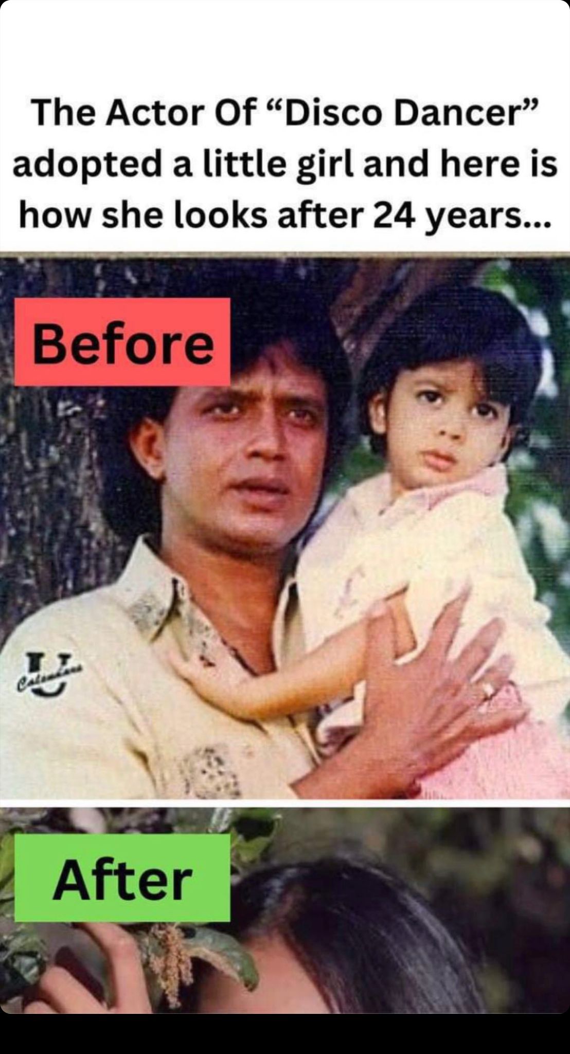 The Actor Of “Disco Dancer” adopted a little girl and here is how she looks after 24 years…