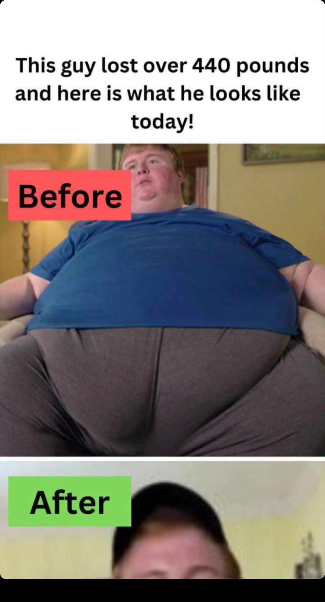 This guy lost over 440 pounds and here is what he looks like today!