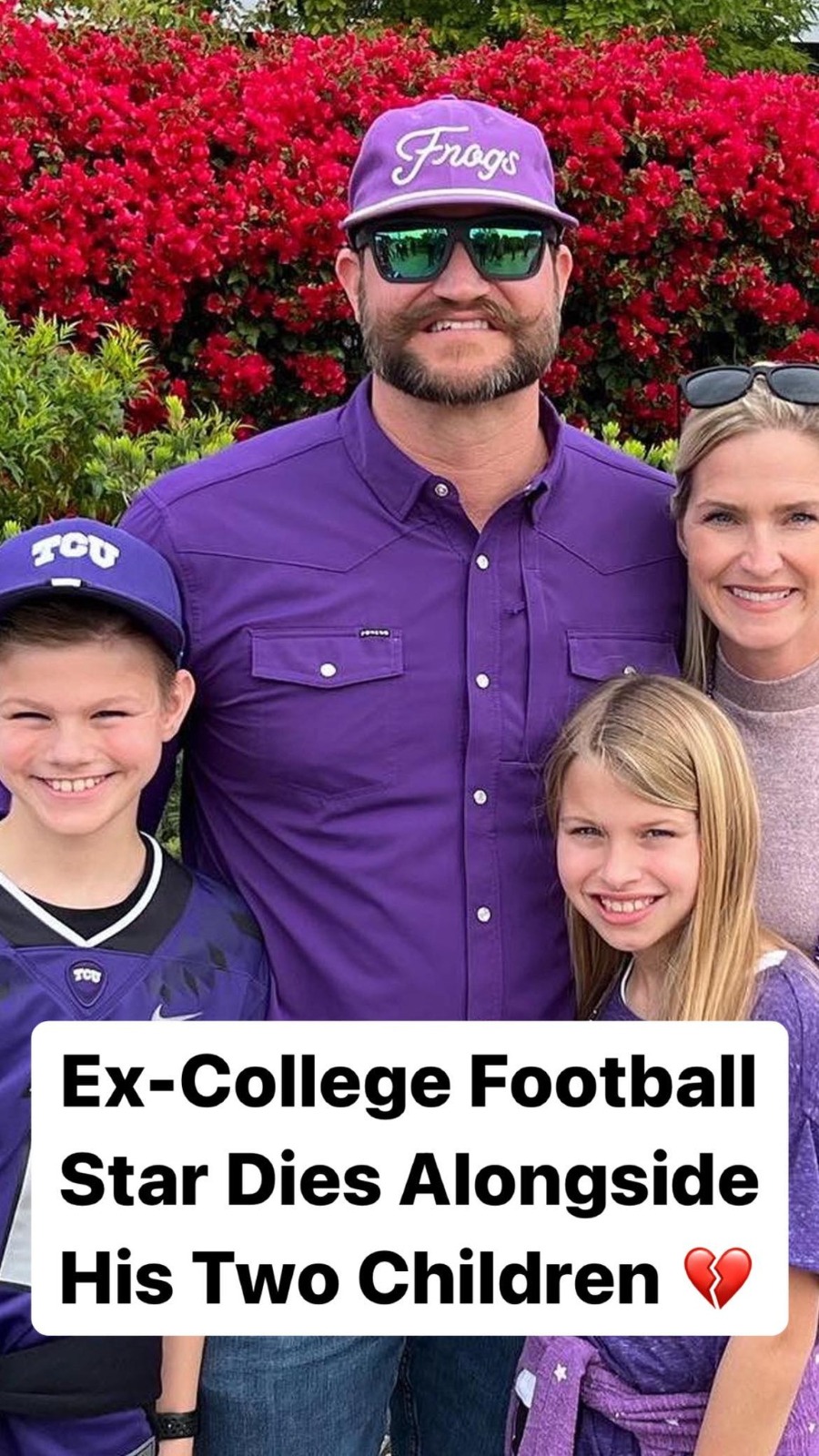 Former College Football Star Dies Aged 44 Alongside His Two Children