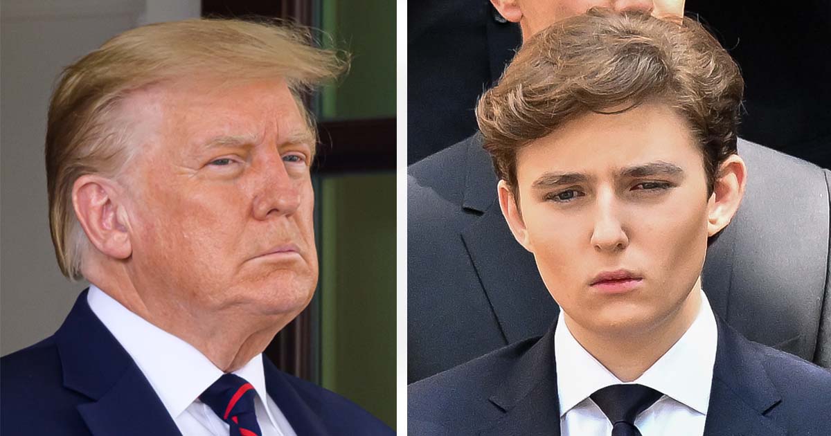 Donald Trump breaks silence on his son Barron Trump after the 17-year-old receives death threats – the rumors are true