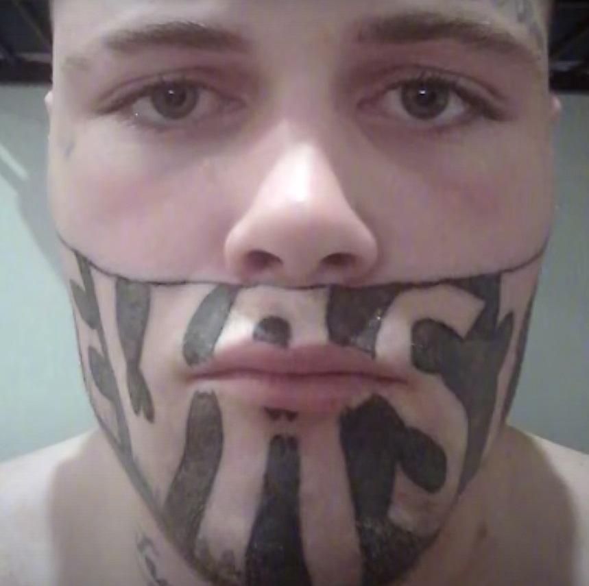 Unemployed Dad With Disturbing Face Tattoo Begs For Job On Facebook