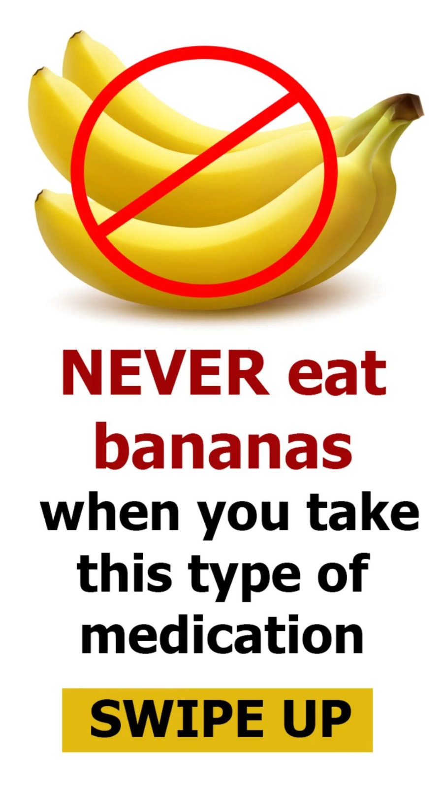 Never eat bananas when you take this type of medication. Many people probably do not know this…