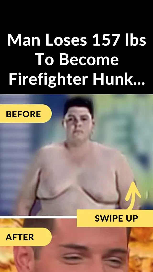 Man Loses 157 Pounds, Becomes a Sizzling Hot Firefighter Hunk