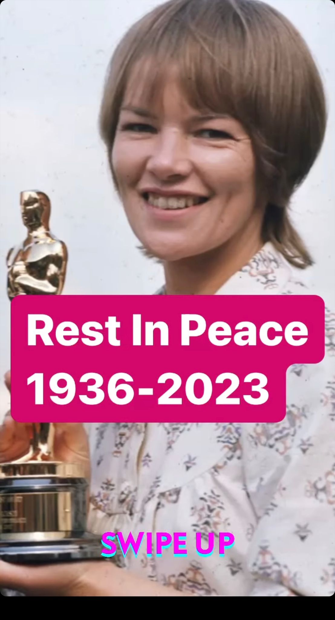 Two-Time Oscar-Winning Actress Glenda Jackson Dies At 87