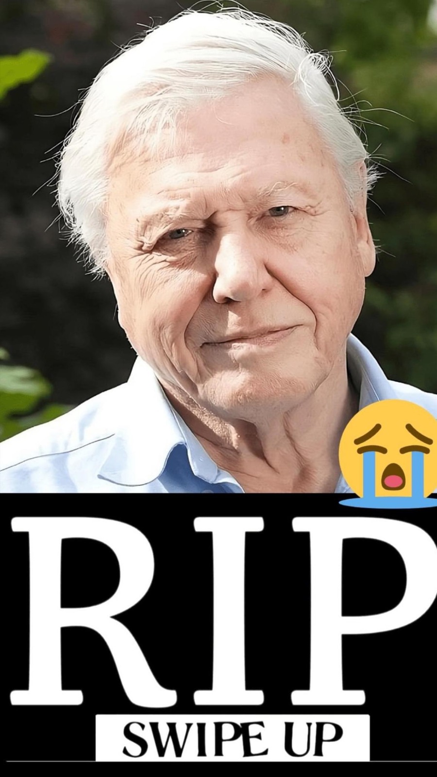 SIR DAVID ATTENBOROUGH’S TRAGIC STRUGGLE