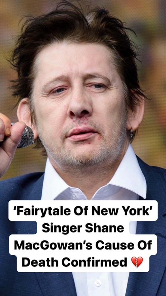 ‘Fairytale Of New York’ Singer Shane MacGowan’s Cause Of Death Confirmed