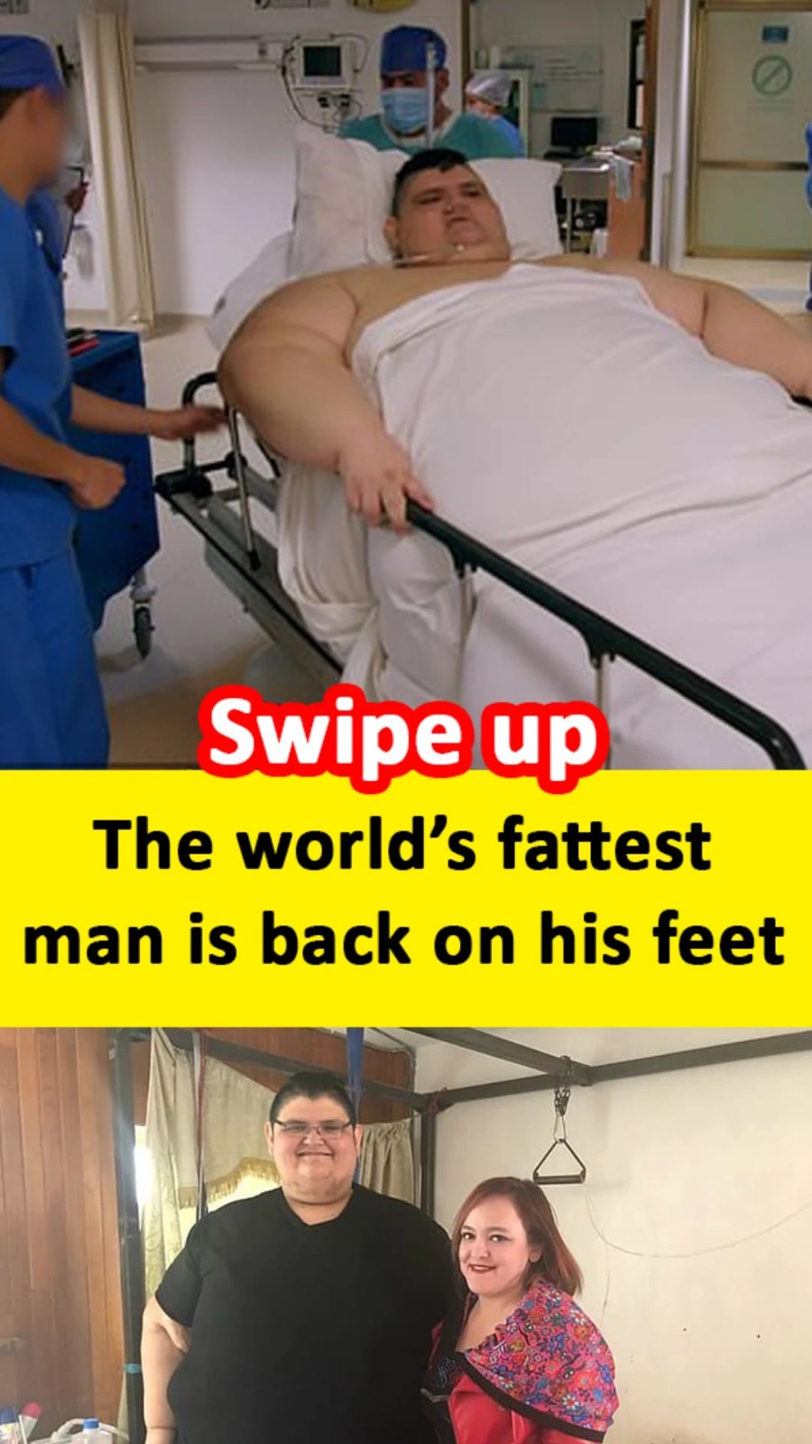 Former world’s fattest man is back on his feet after losing an incredible 52-STONE in three years