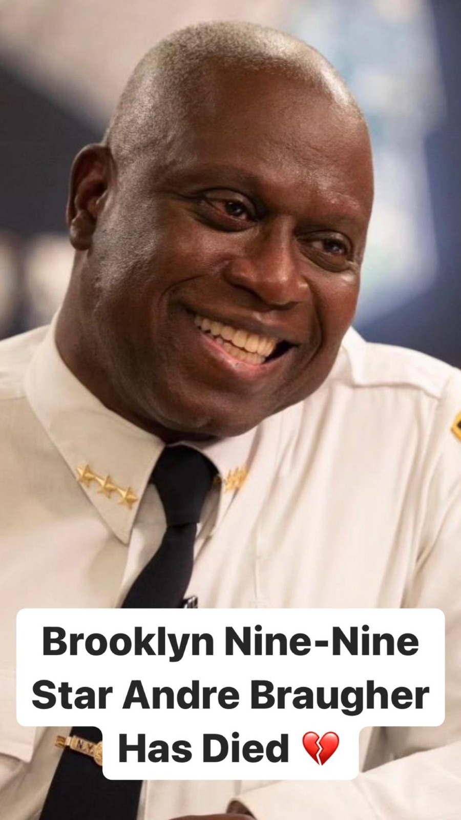 Brooklyn Nine-Nine Star Andre Braugher Has Died