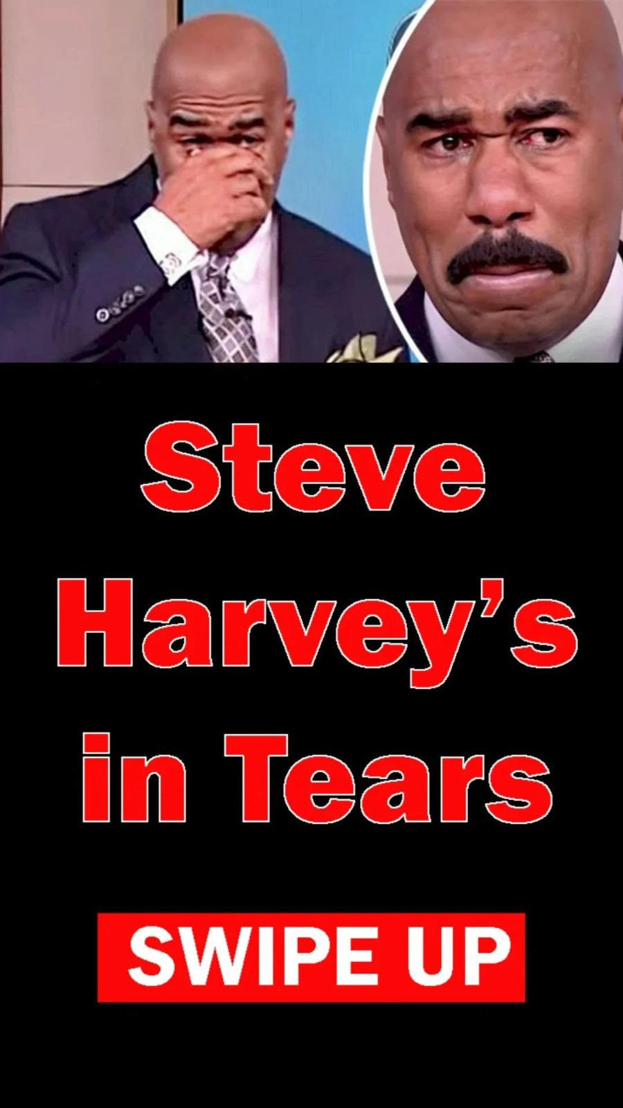 Steve Harvey’s son makes a confession on his show that moves him to tears