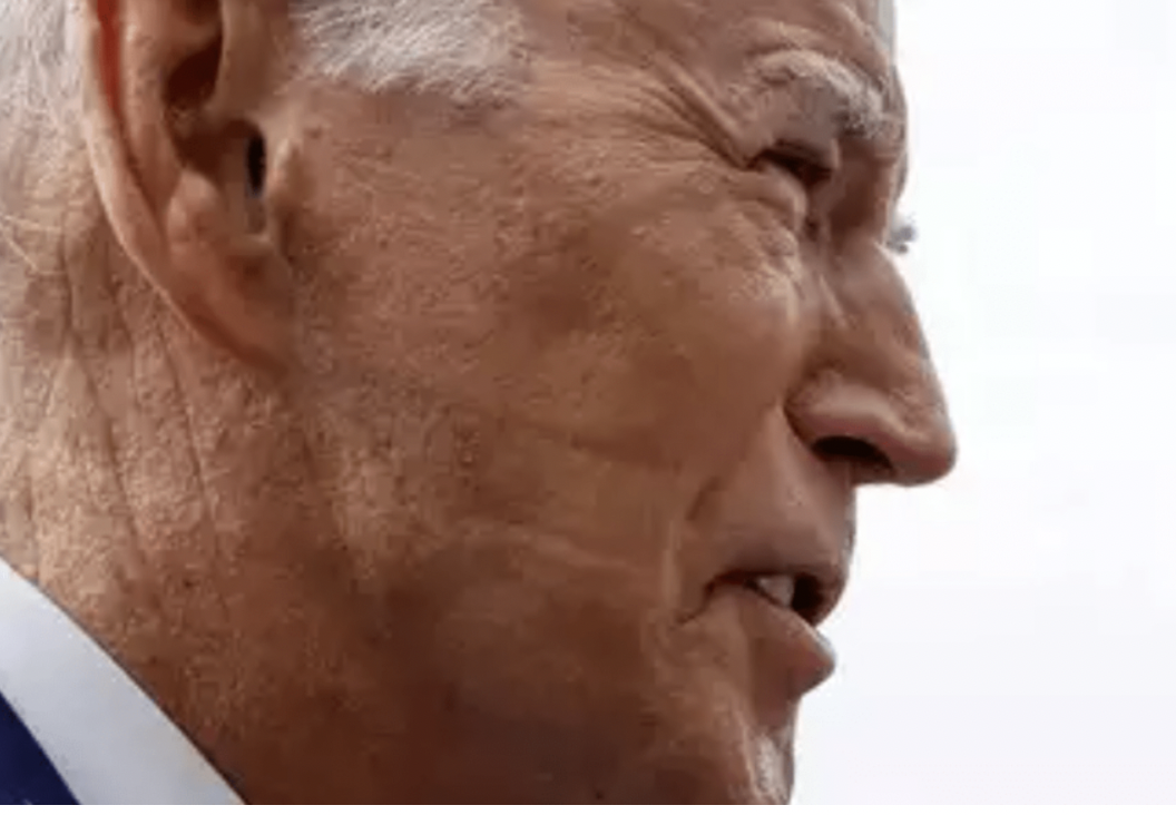 What are the odd lines on Biden’s face that have appeared in recent days?