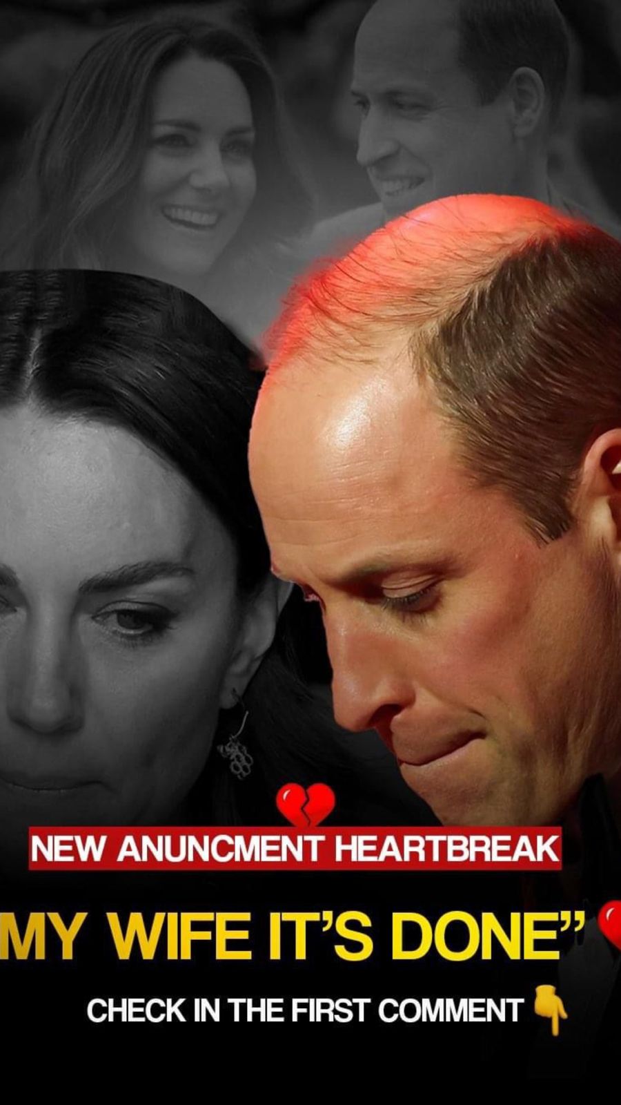 UPDATE: PRINCE WILLIAM ANNOUNCES HEARTBREAK: ‘MY WIFE, IT’S OVER…’