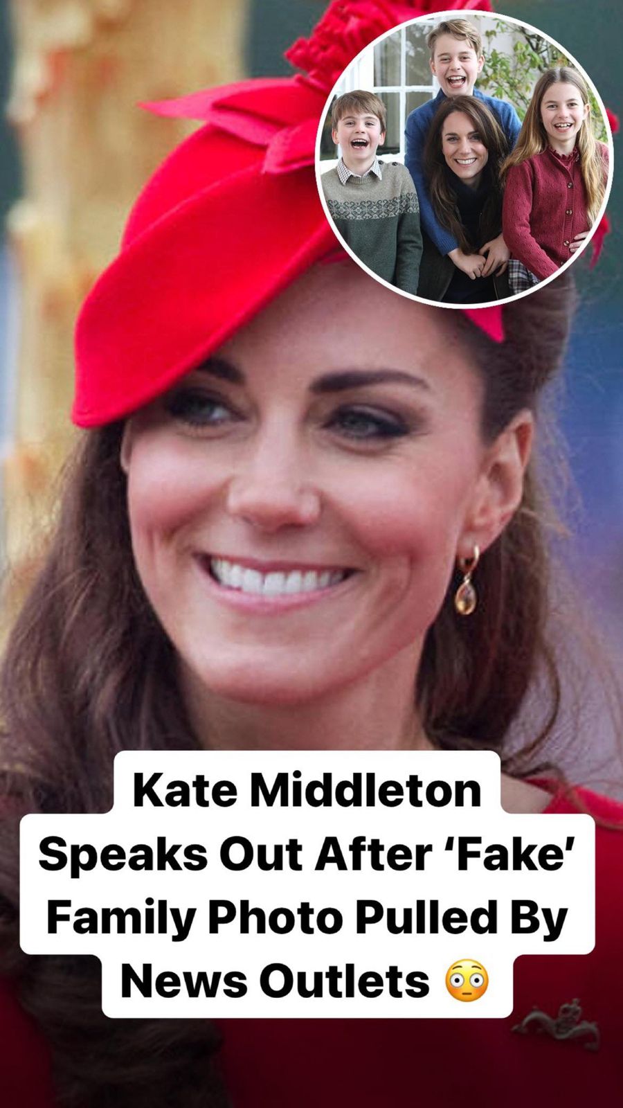 Kate Middleton Breaks Silence After ‘Fake’ Family Photo Pulled By News Outlets