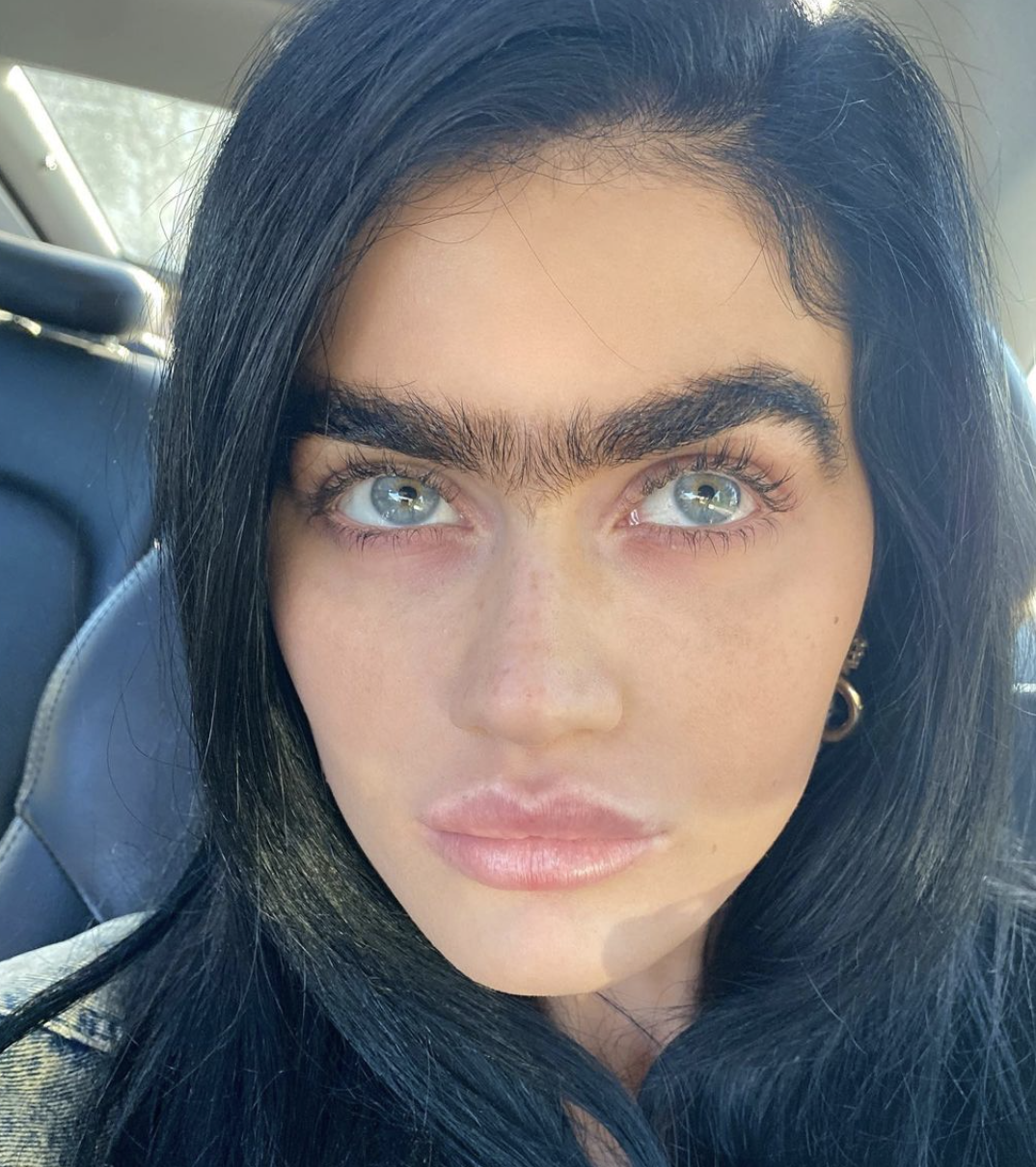 Sophia Hadjipanteli is a model rocking her natural face and body hair