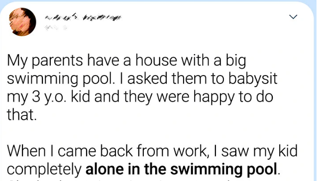 My Parents Left My Toddler Alone in the Pool — Their Explanation Shocked Me to the Core