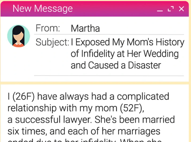 I Chose Truth Over My Mother’s Happiness at Her Dream Wedding to a Wealthy Business Man