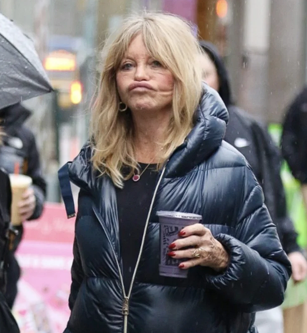 Unsuccessful Facelift Ruins 77-Year-Old Goldie Hawn’s Appearance Dramatically