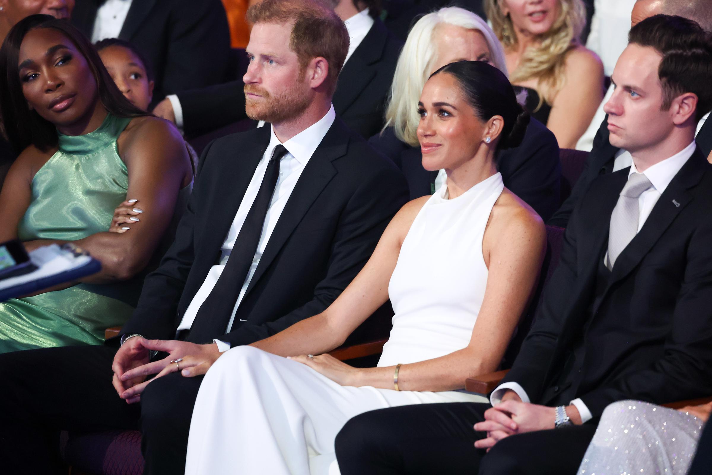 Prince Harry and Meghan Markle at the 2024 ESPY Awards on July 11, 2024, in Hollywood, California. | Source: Getty Images