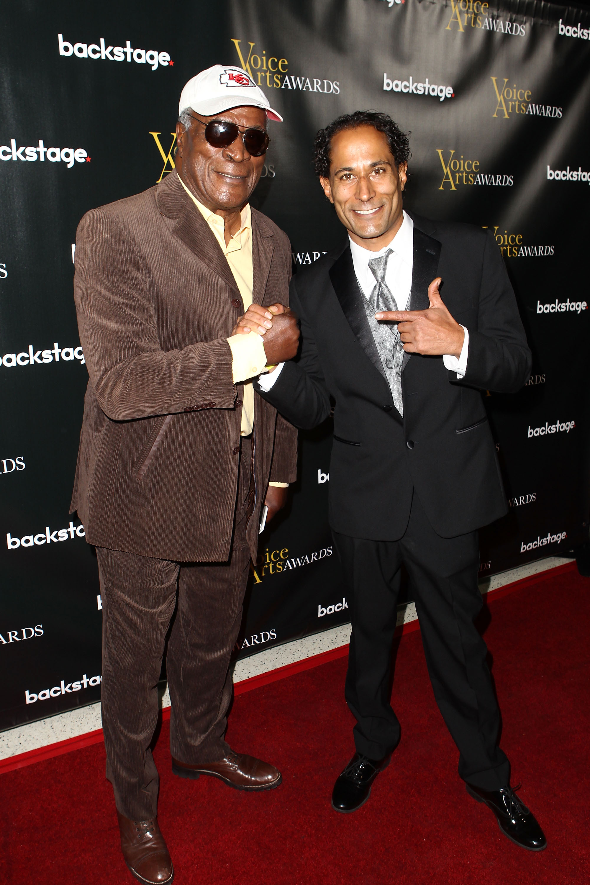 John Amos and dirctor K.C. Amos arrived at the 2015 Voice Arts Awards at Pacific Design Center on November 15, 2015 in West Hollywood, California | Source: Getty Images