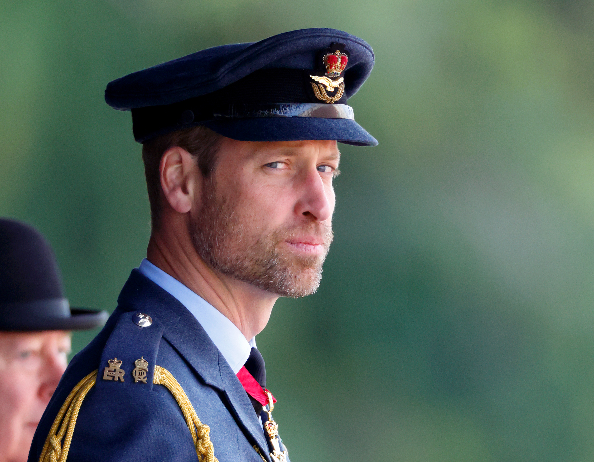 Prince William attends the Sovereign's Parade at the Royal Air Force College Cranwell.